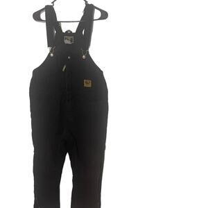 Classic Black Kids Overalls